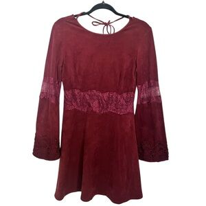 Romeo & Juliet Couture Deep Red Dress